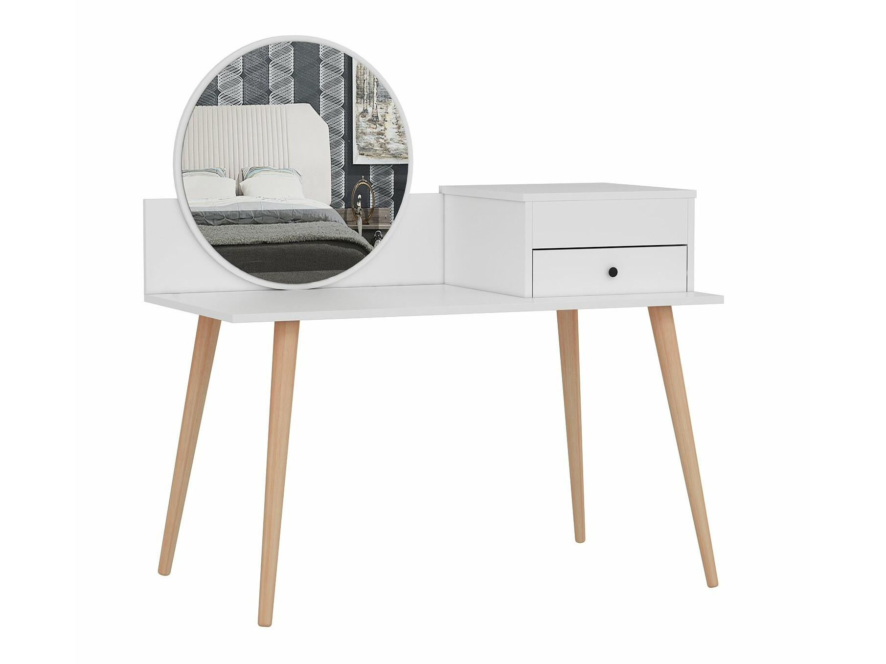 Toaletni stolić Kailua 215 (Bijela)