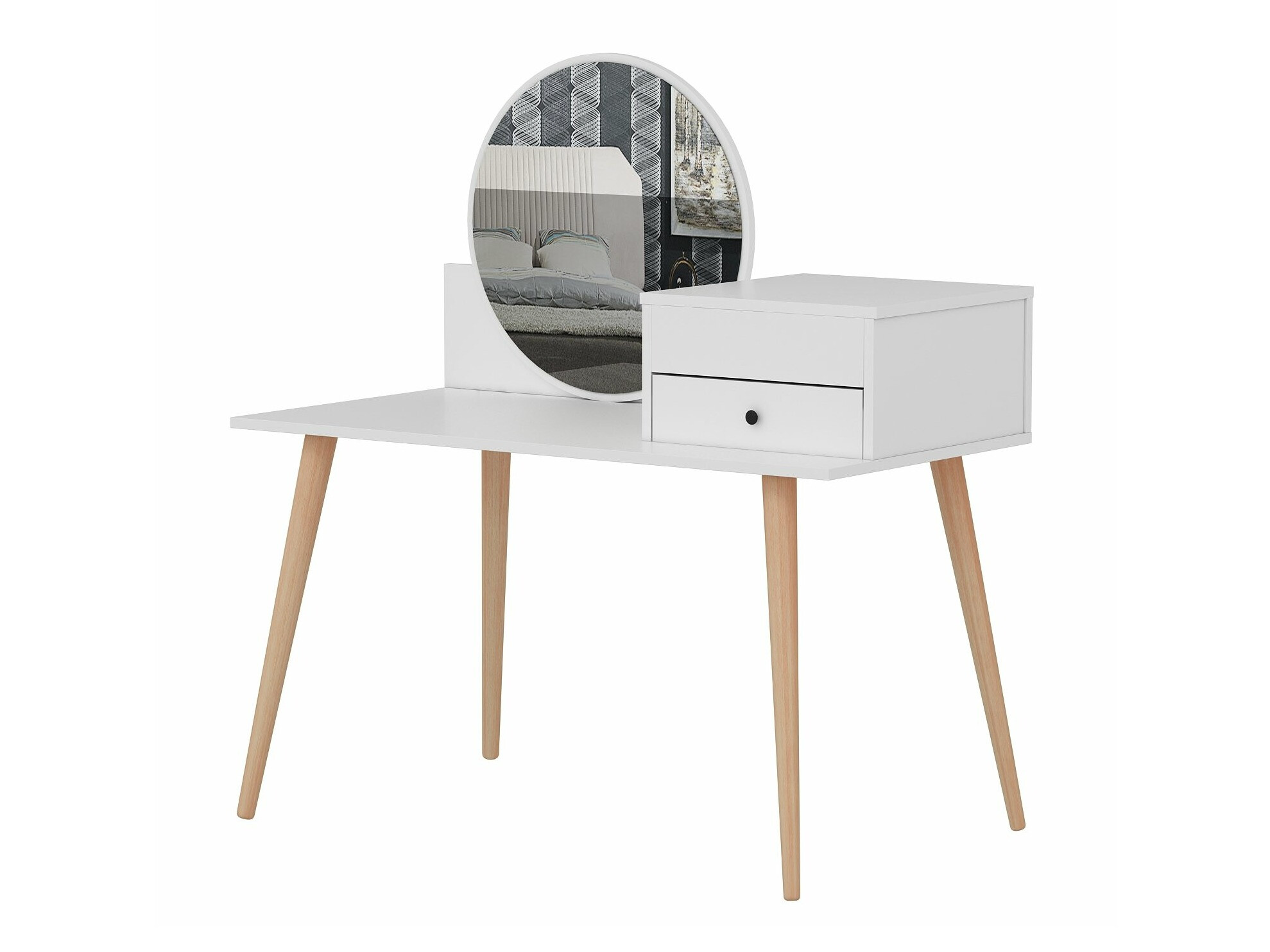 Toaletni stolić Kailua 215 (Bijela)