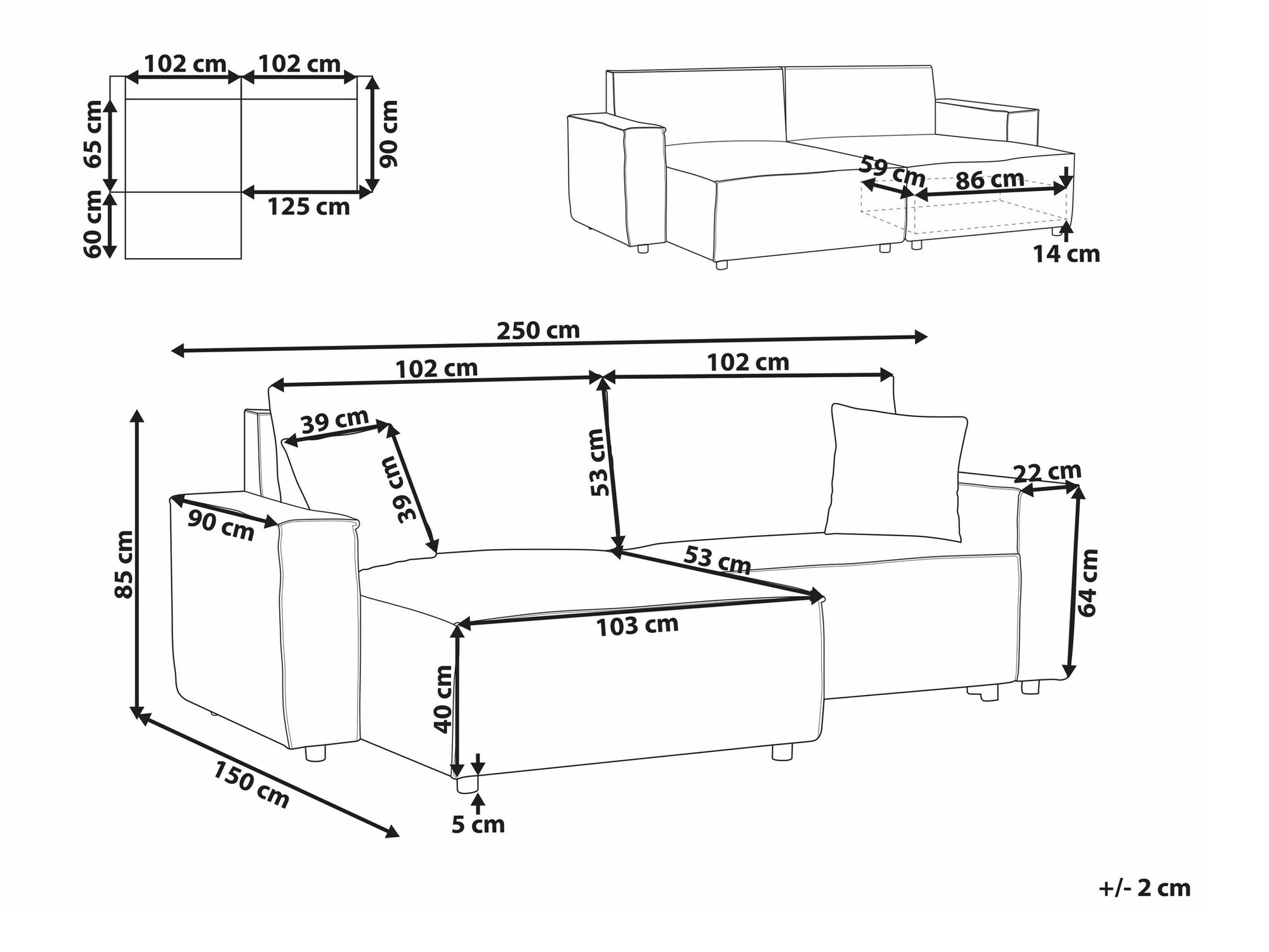 Kutna garnitura Berwyn 1678 (Bež)