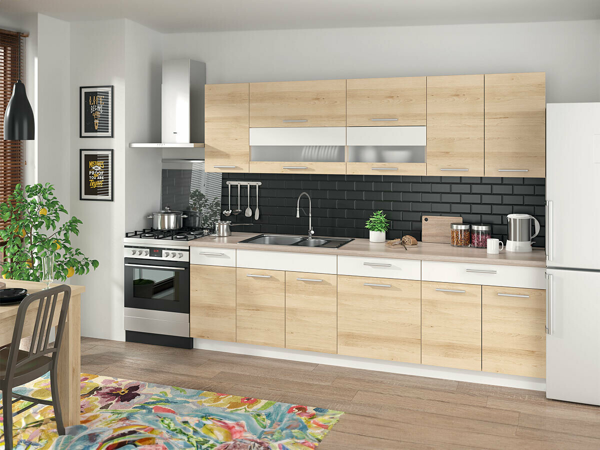 Modularan zidni ormarić Mode Beech 125