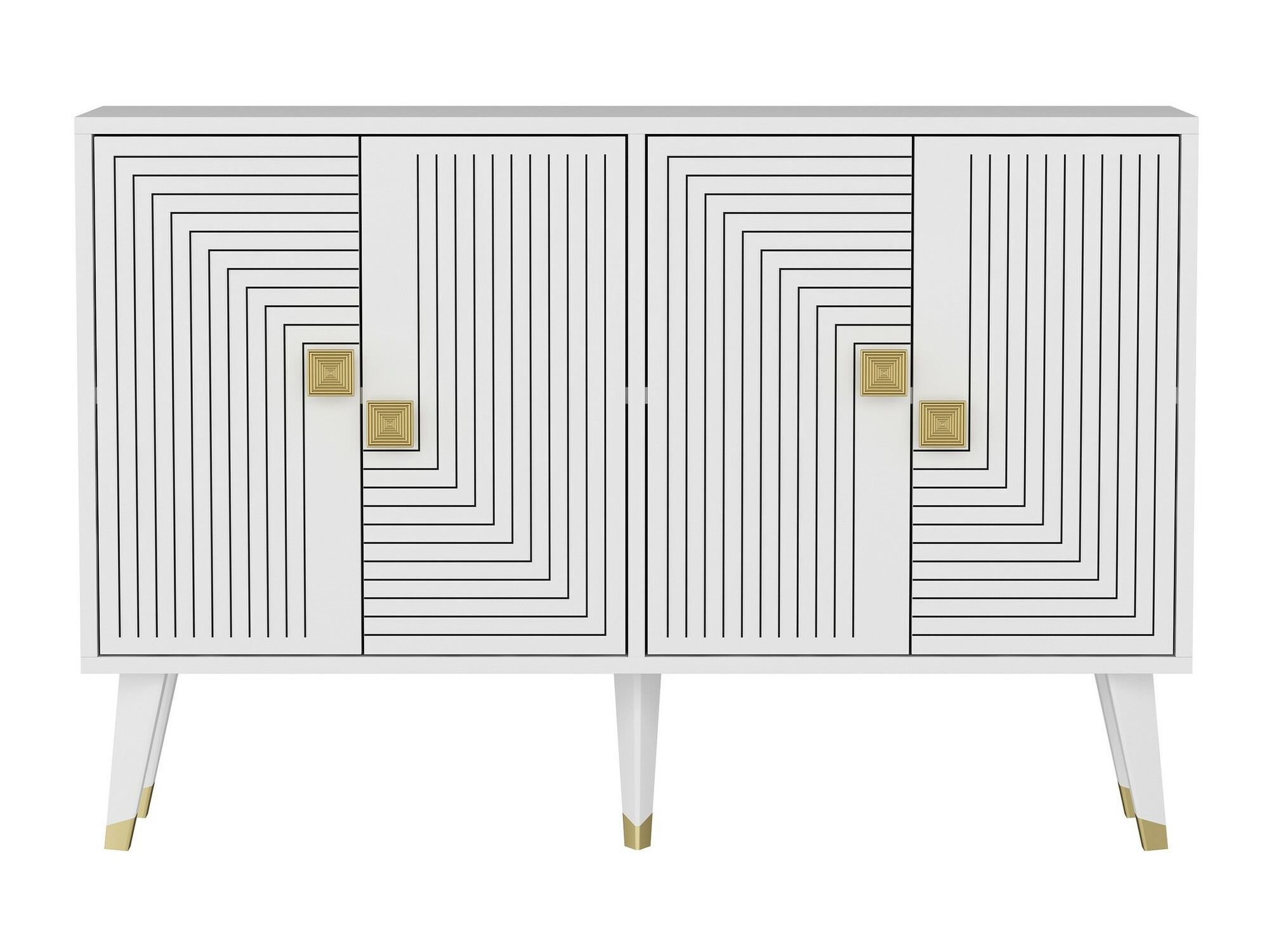 Ormarić Dunliru 105 (Bijela + Zlatna)