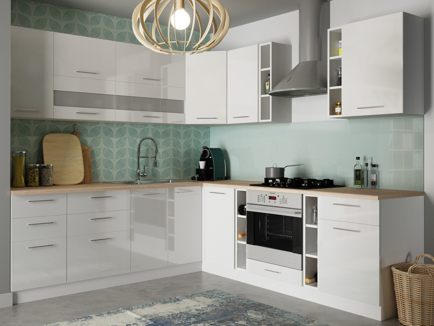 Modularan zidni ormarić Tiffa 100