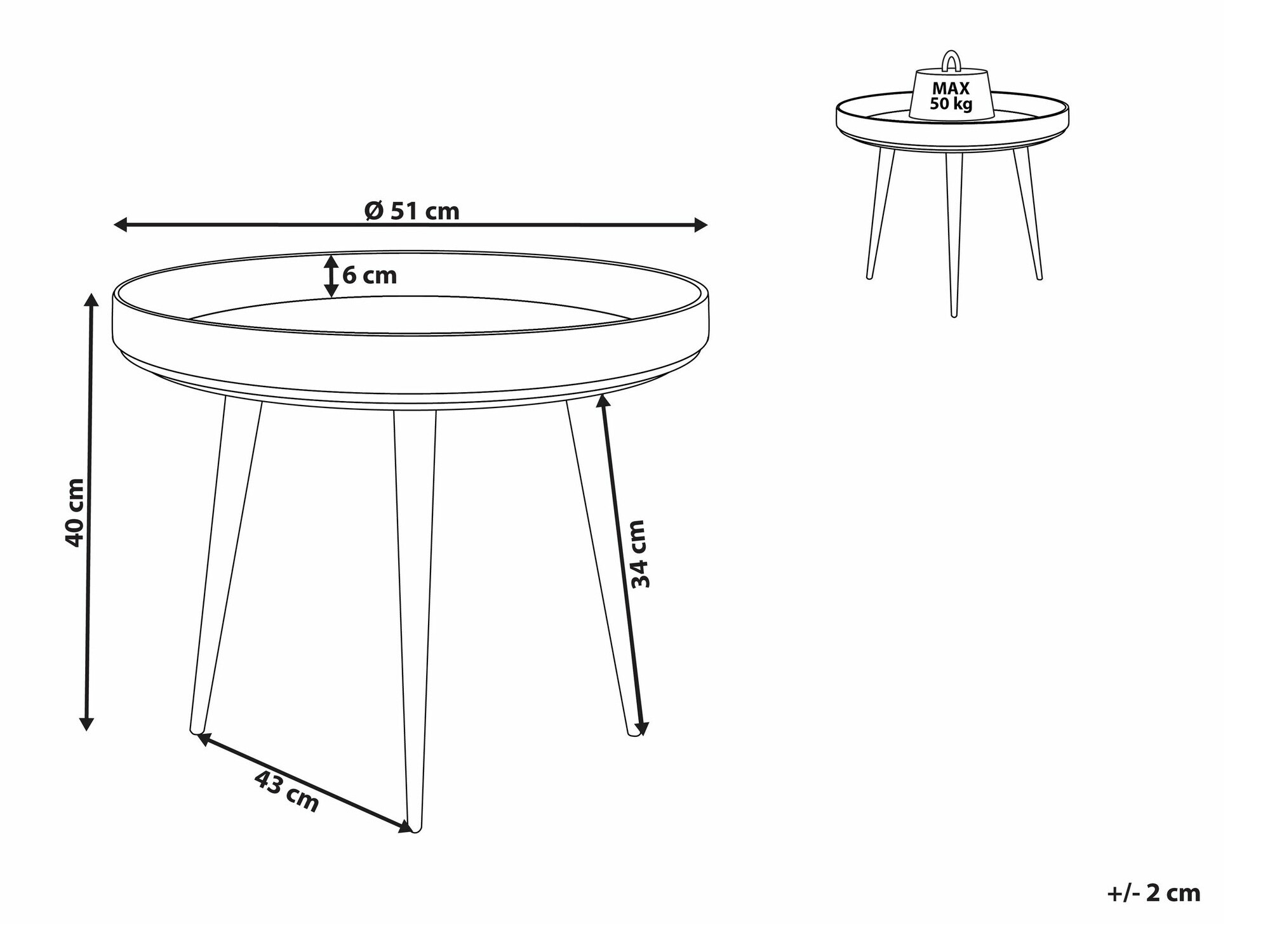Stolić za kavu Berwyn 1686