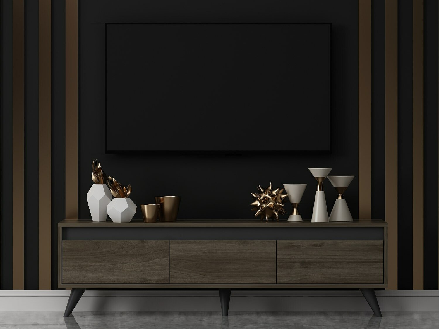 TV stol Kailua 1956 (Orah + Antracit)