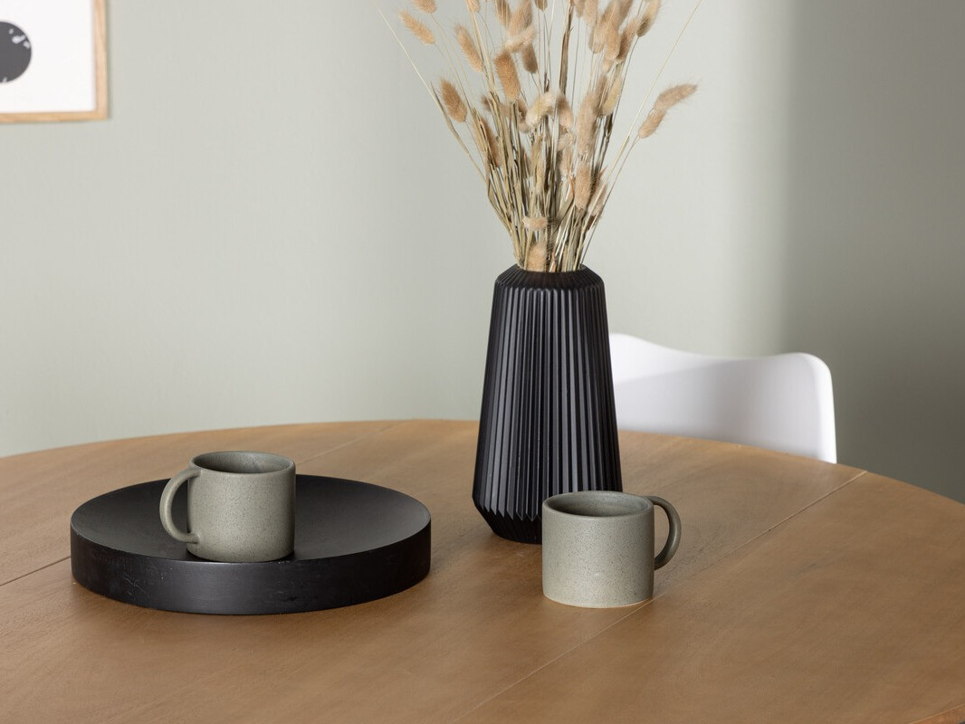 Blagovaonski set Dallas 4323 (Bijela + Svijetlo drvo)