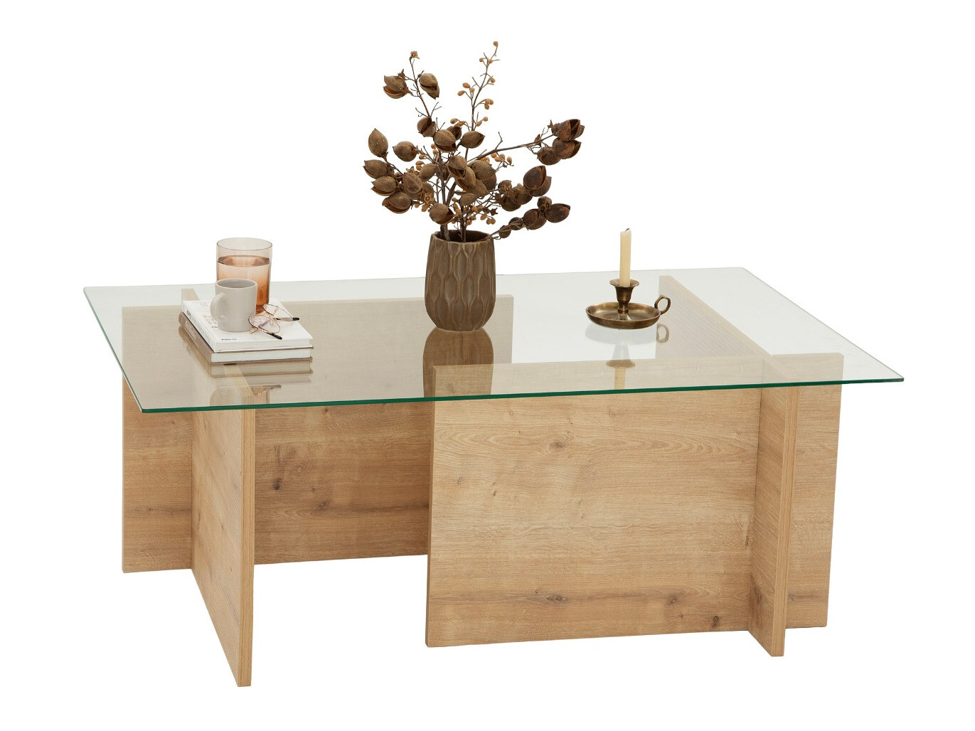 Stolić za kavu Asheboro 176 (Hrast)