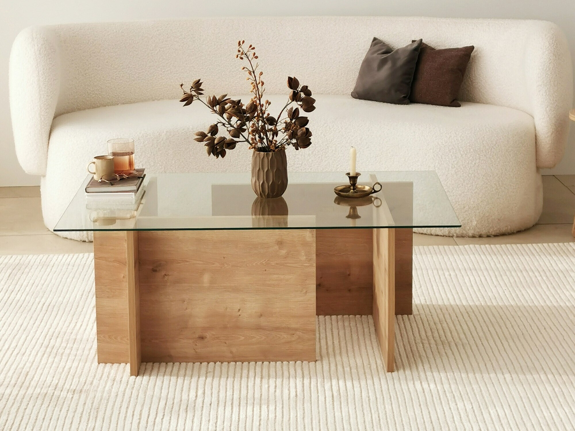 Stolić za kavu Asheboro 176 (Hrast)