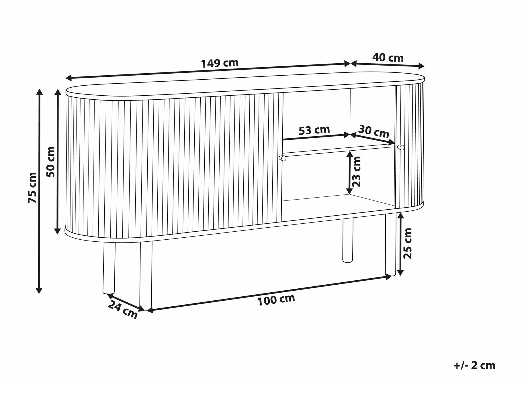 Ormarić Berwyn 1696