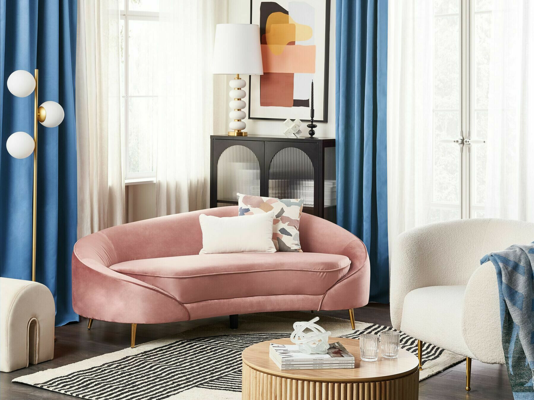 Kauč Berwyn 1255 (Ružičasta)