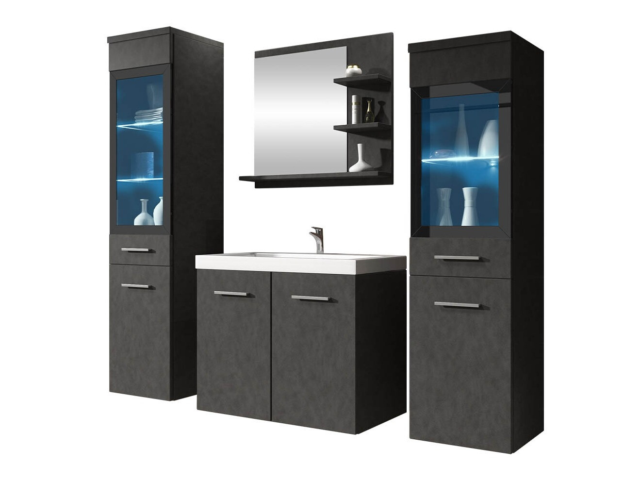 Kupaonski namještaj Sarasota 141 (Siva Matera)