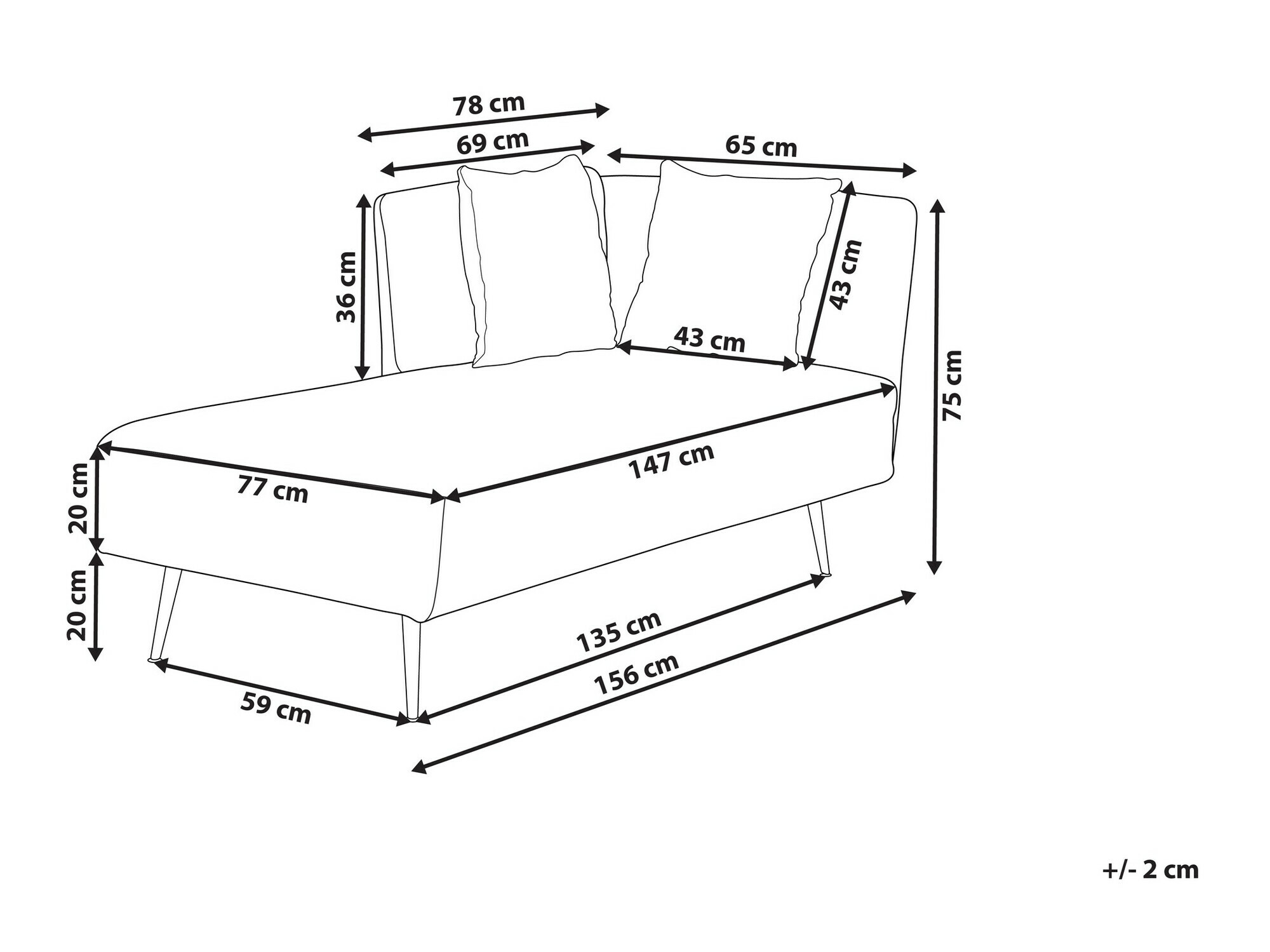 Ležaj Berwyn 1062 (Bež)