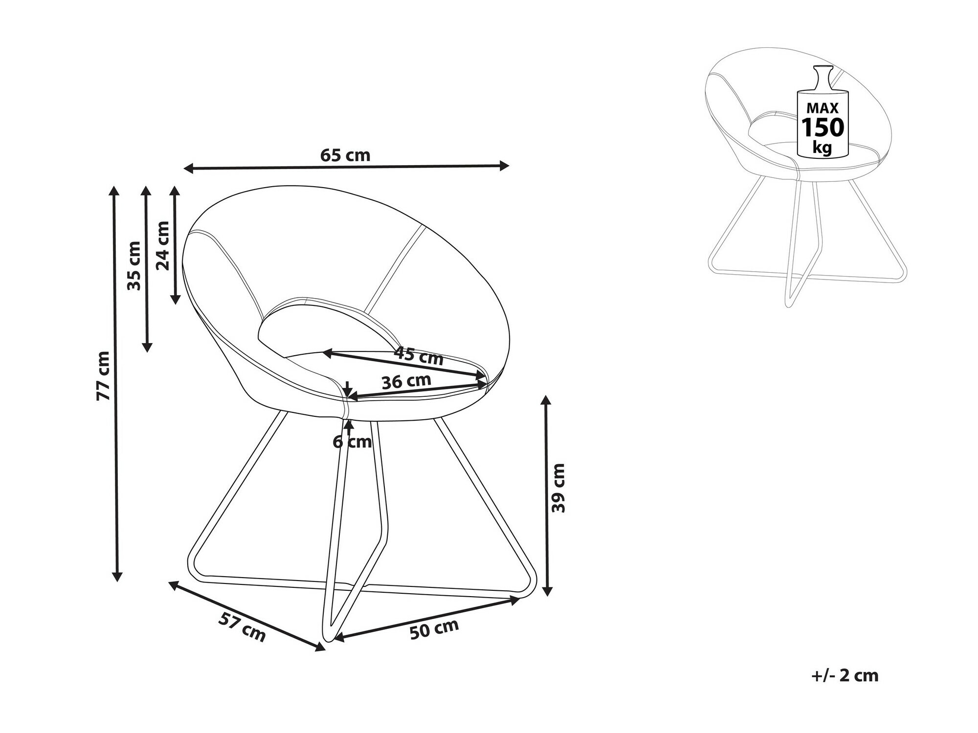 Stolica Berwyn 1263 (Bijela)