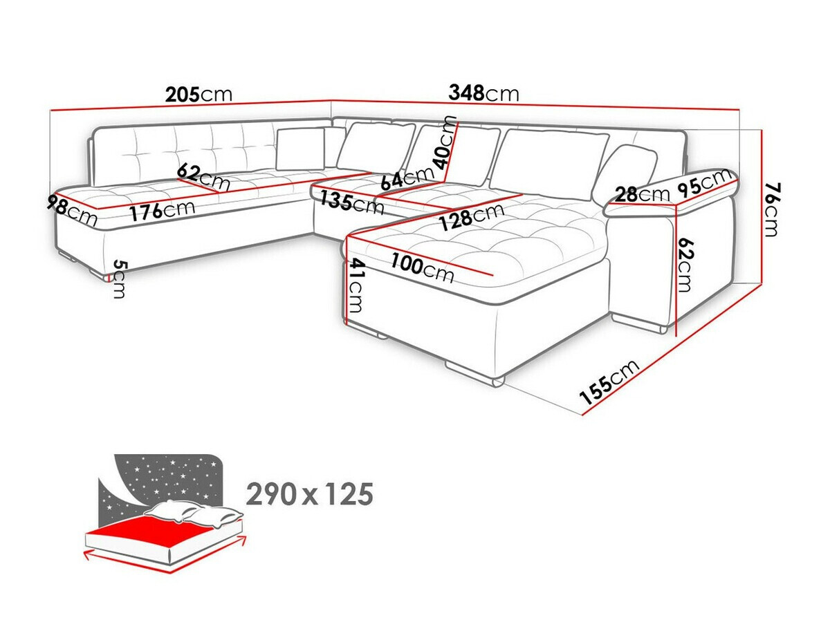 Kutna garnitura Comfivo Gemma VI (Magic Velvet 2225-151 + Venus Velvet 2941)