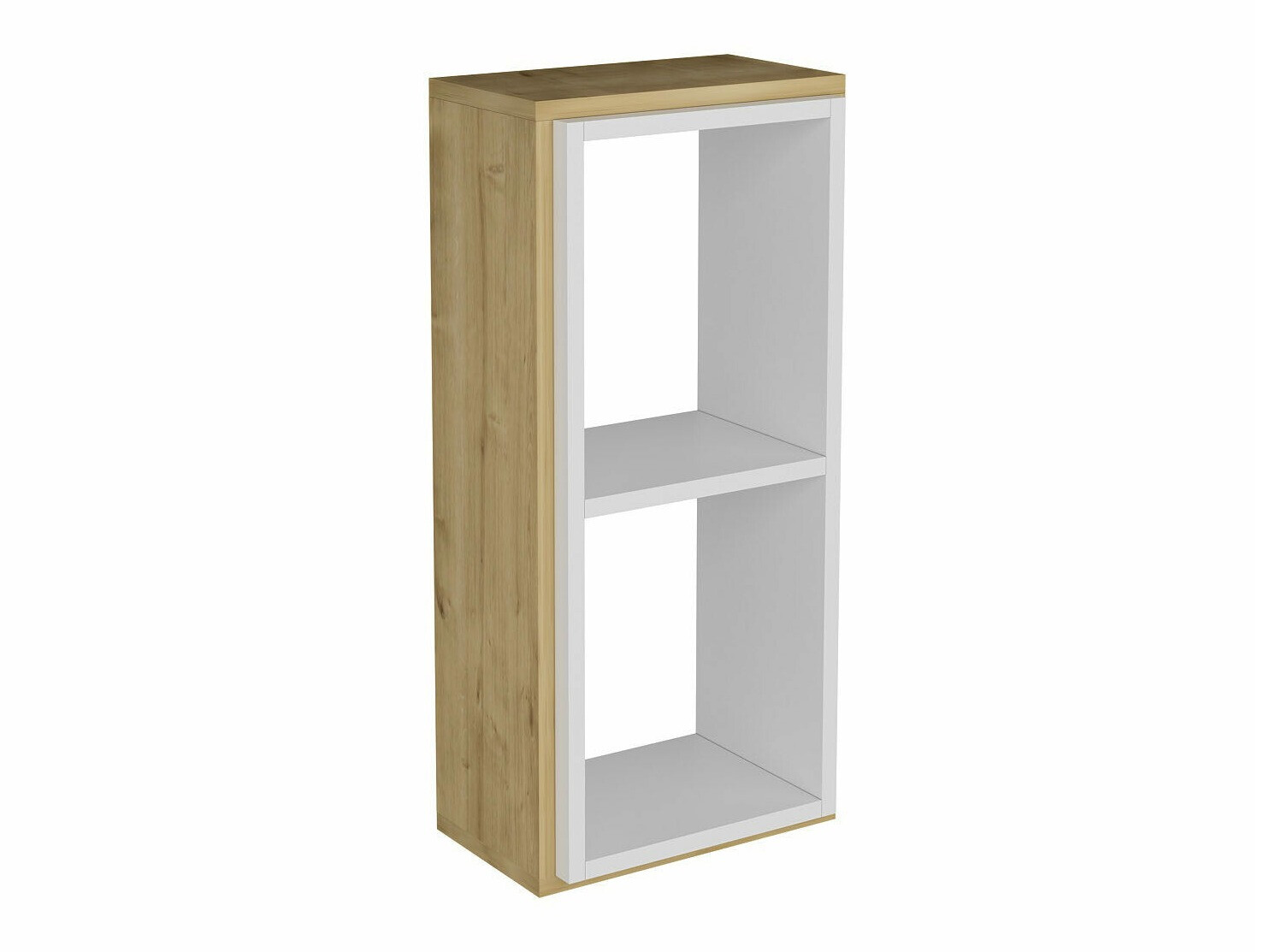 Zidna polica Kailua 1854 (Bijela + Hrast)