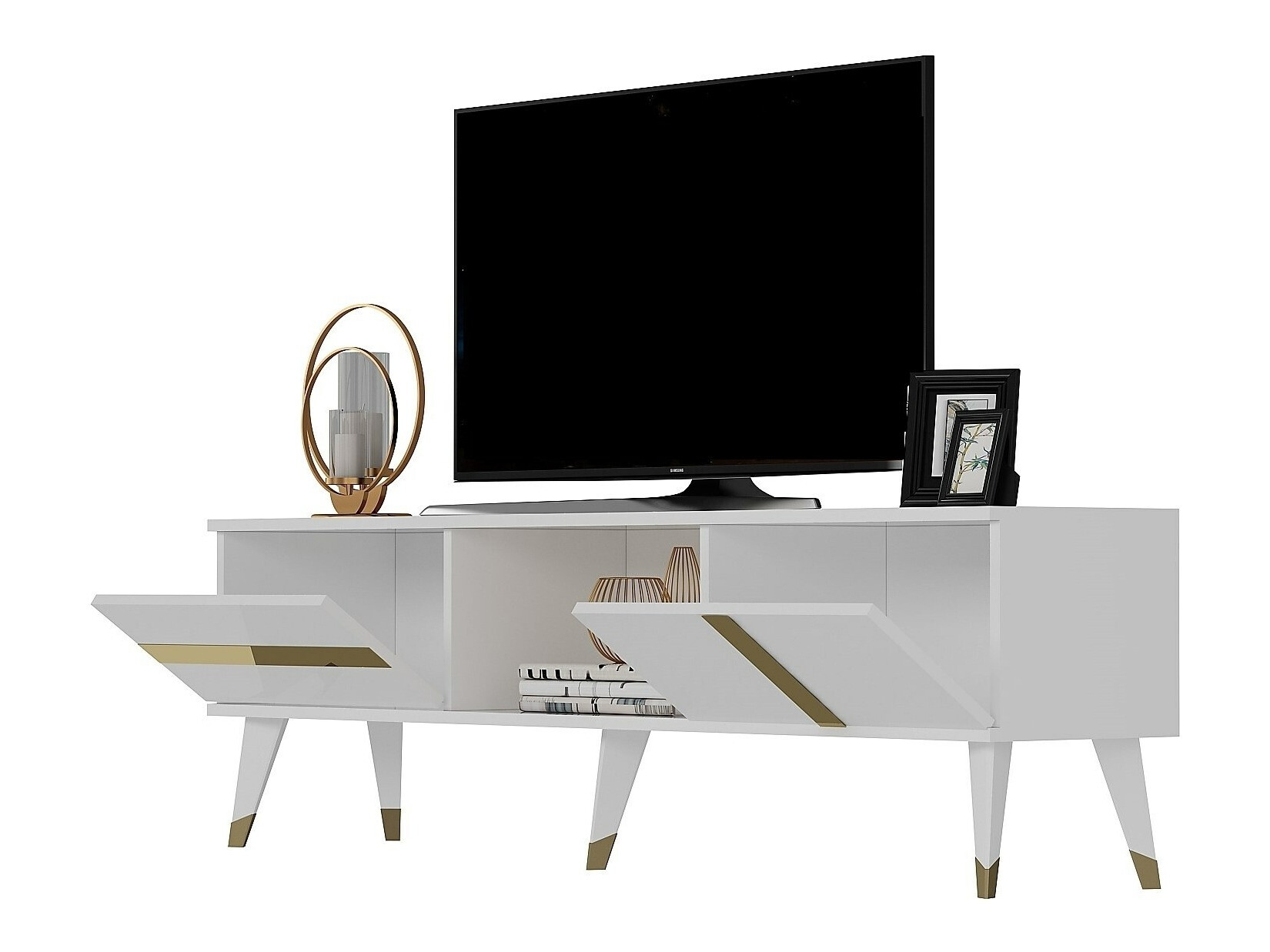 TV stol Kailua 1871 (Bijela + Zlatna)