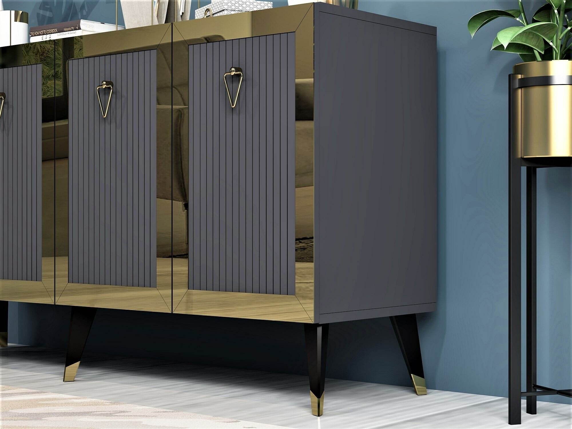 Ormarić Kailua 1868 (Anhtracite + Zlatno)