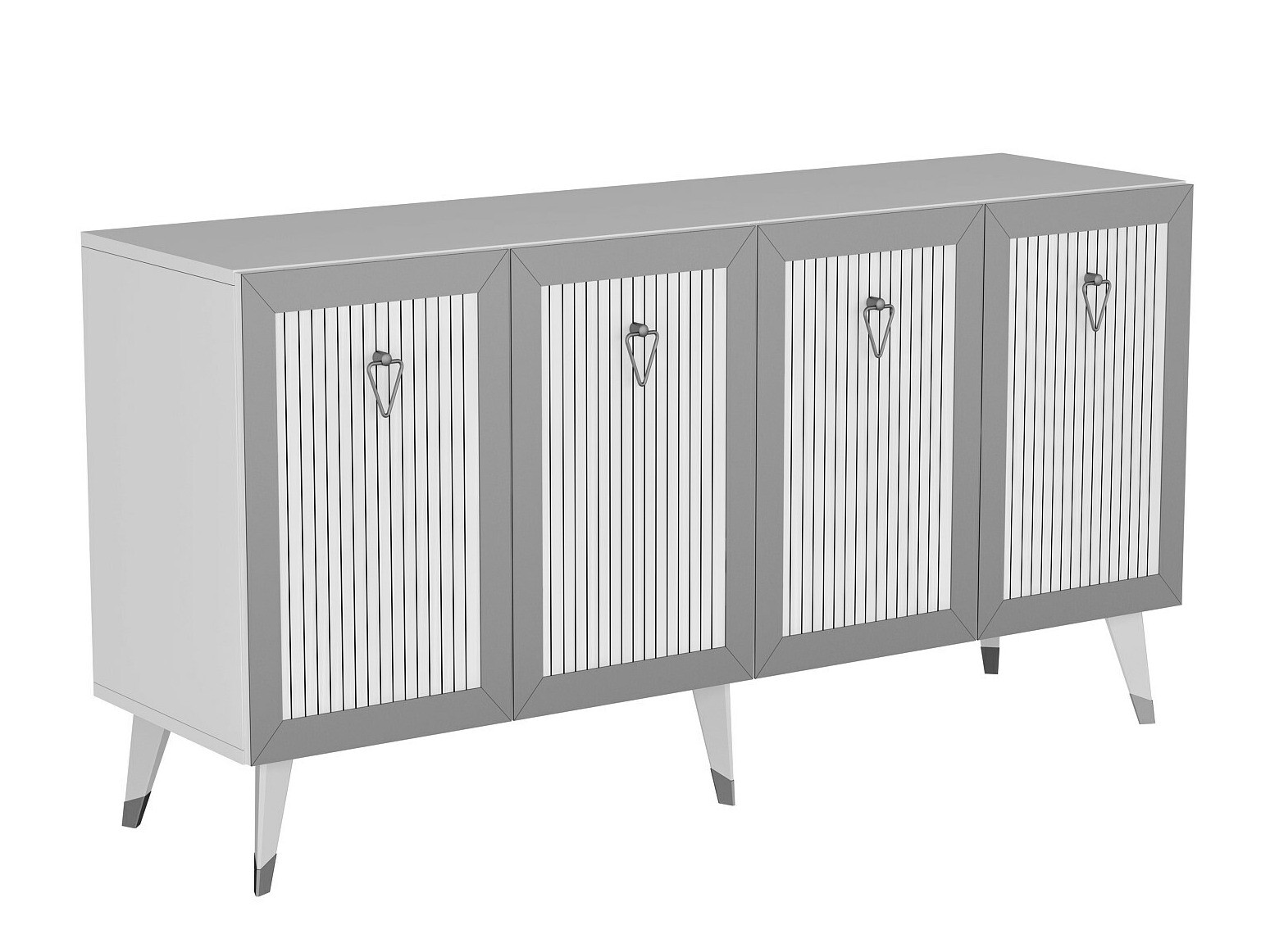 Ormarić Kailua 1868 (Bijela + SIlver)