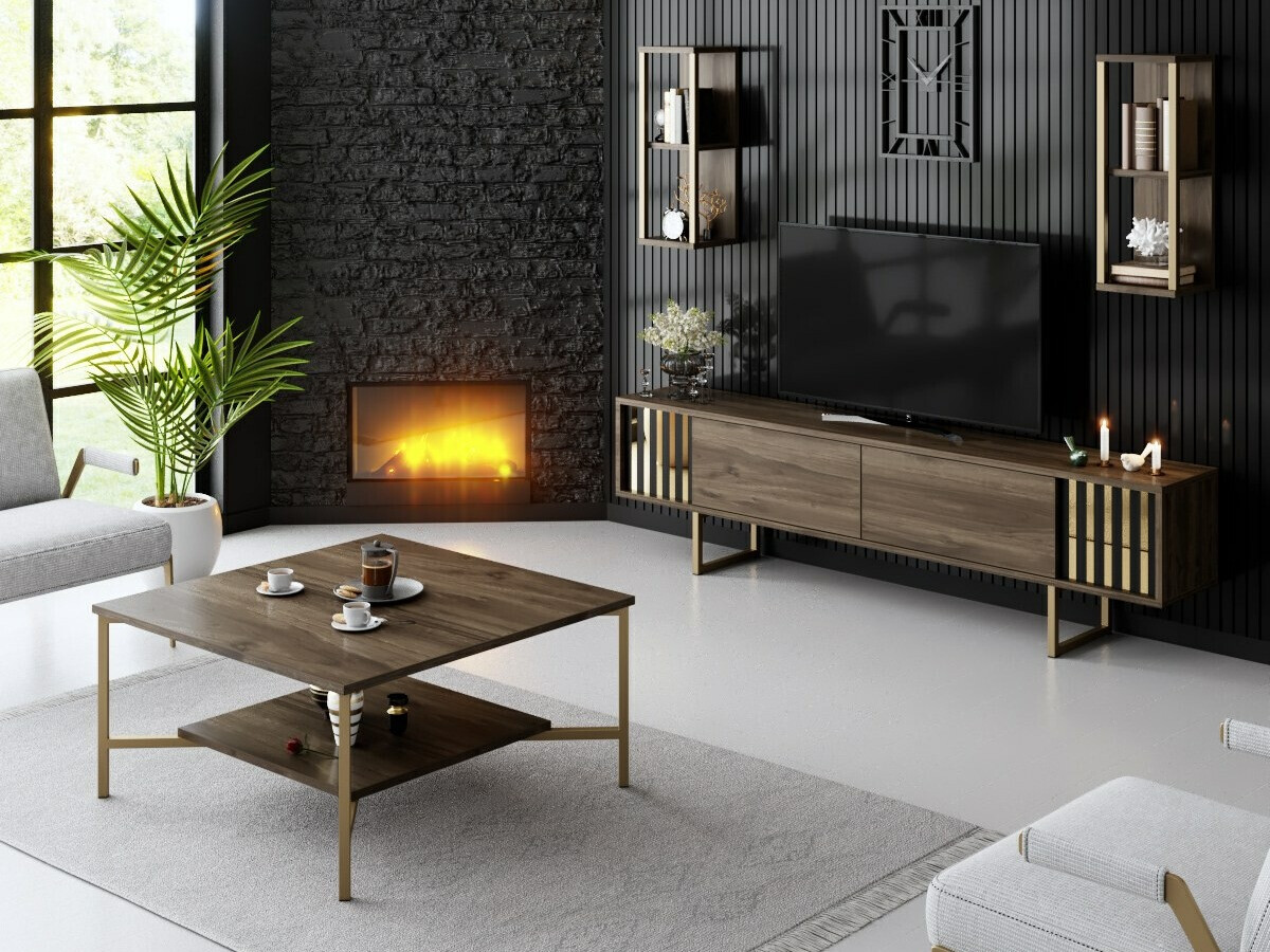 Stolić za kavu Kailua 2396 (Orah)