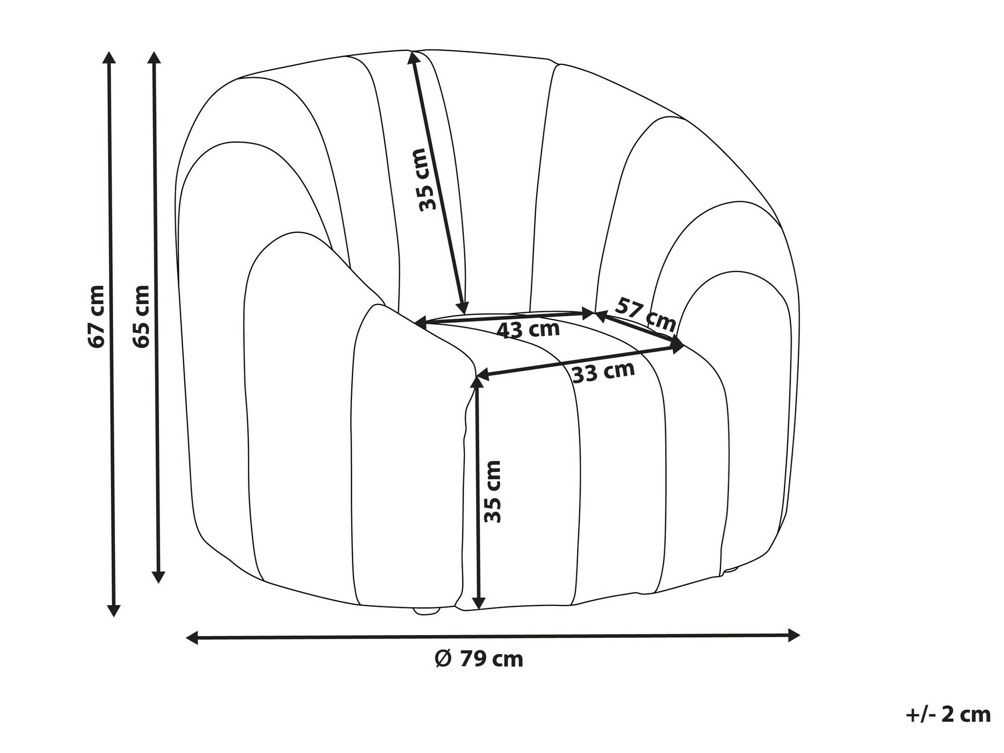 Fotelja Berwyn 1252 (Tamnozelena)