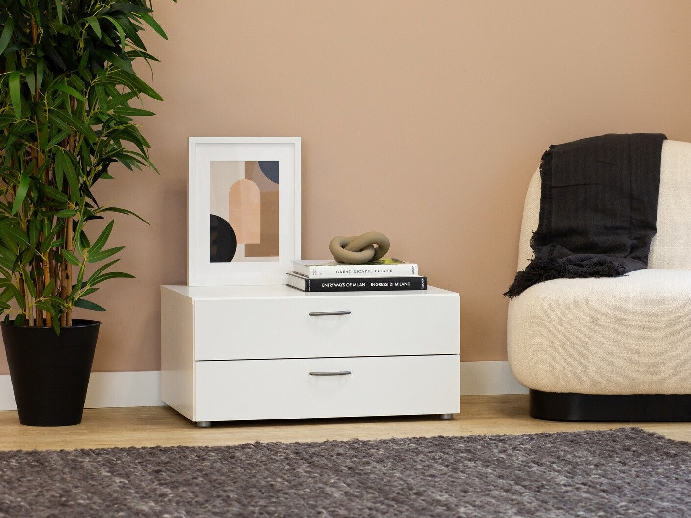 Pomoćni stolić Bristol 185 (Bijela)