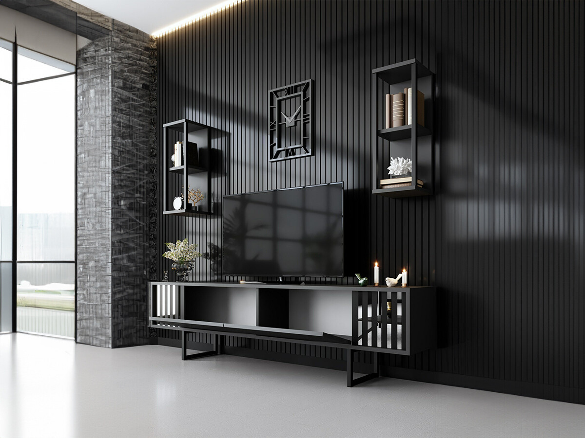 Set za dnevni boravak Kailua 2395 (Antracit)