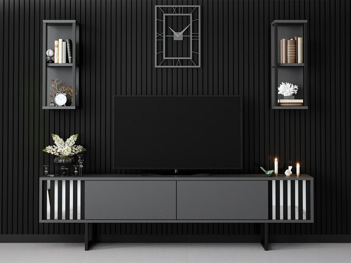 Set za dnevni boravak Kailua 2395 (Antracit)