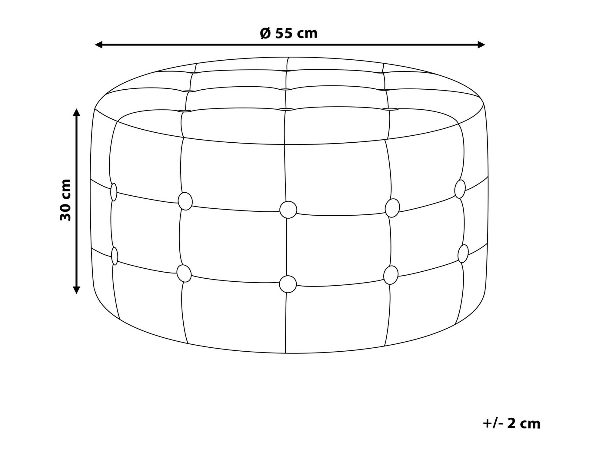 Tabure Berwyn 1254 (Bijela)
