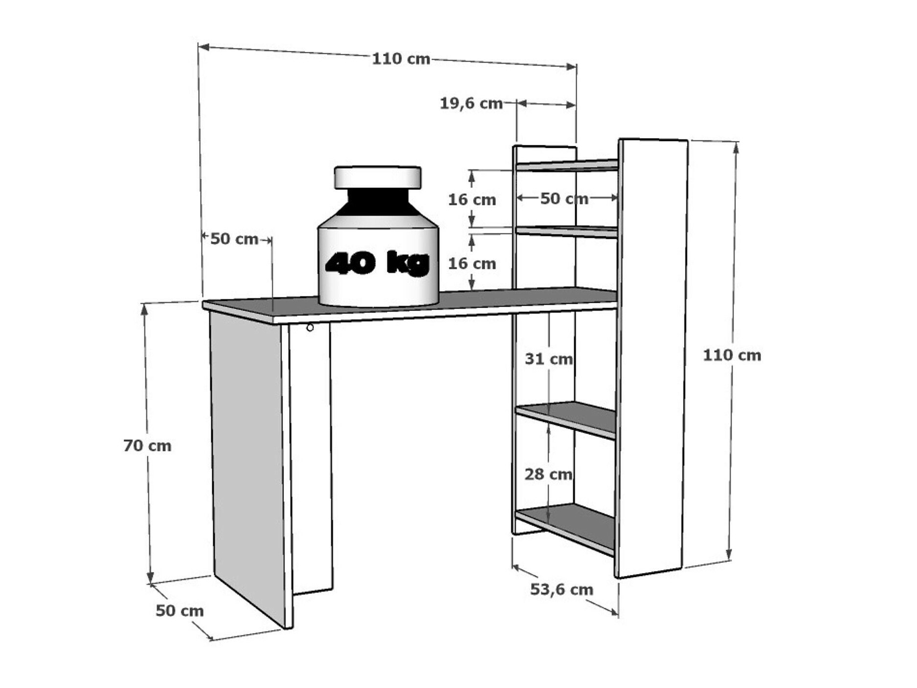 Uredski stol Kailua 1893
