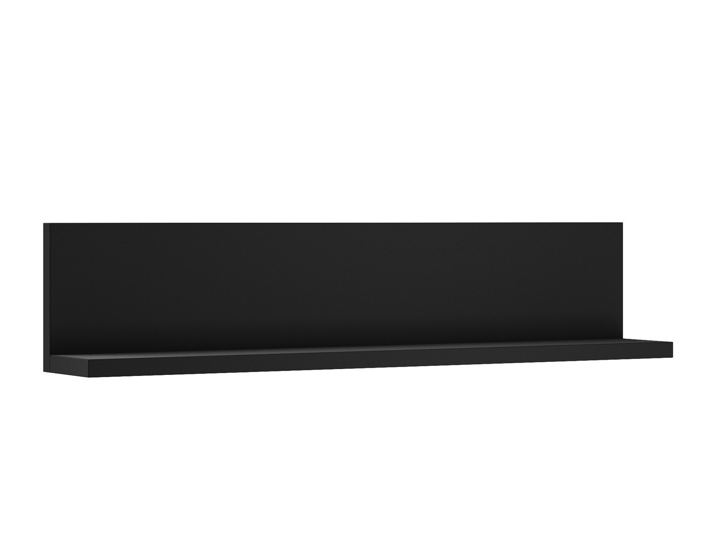 Zidna polica Lutiva 102 (Mat crna)