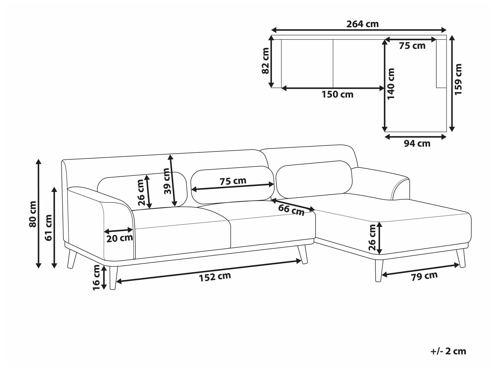 Kutna garnitura Berwyn 1747 (Tamnozelena)
