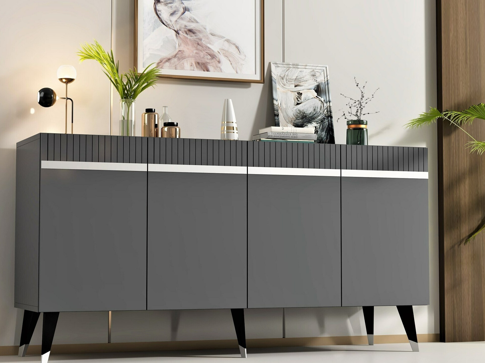 Ormarić Kailua 1915 (Antracit + Srebrna)