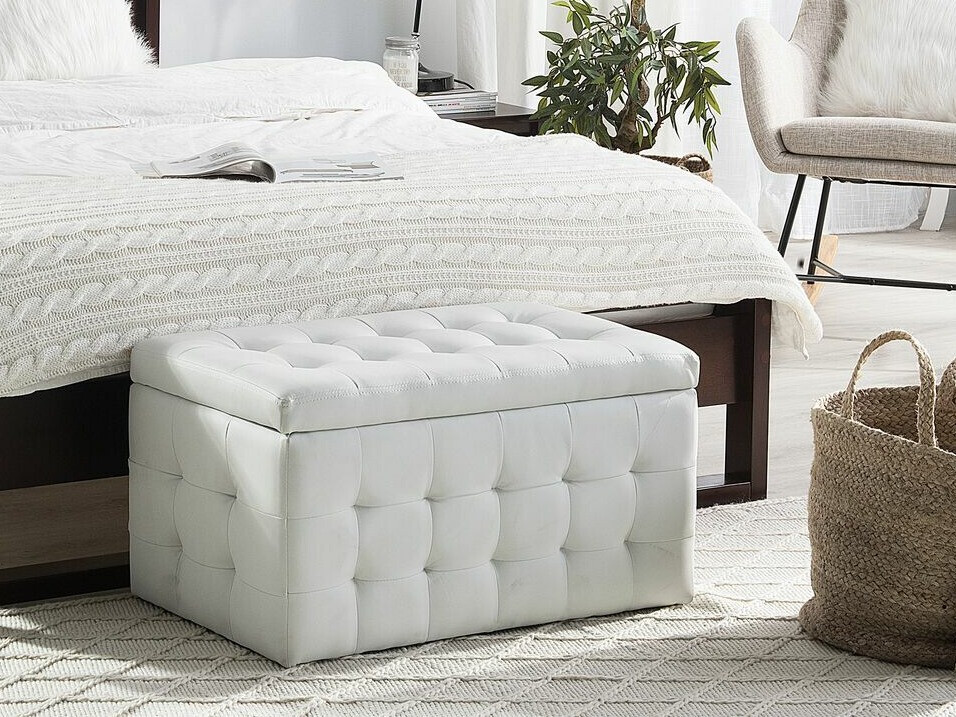 Tapecirana klupa Berwyn 1753 (Bijela)