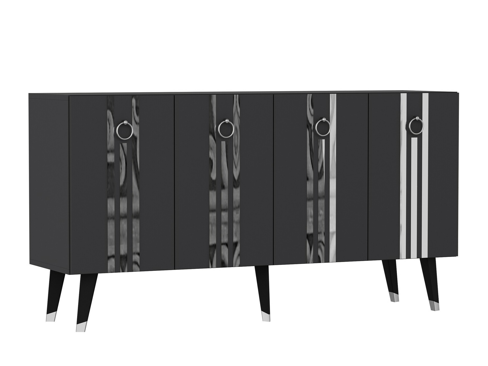 Ormarić Kailua 1970 (Antracit + Srebro)