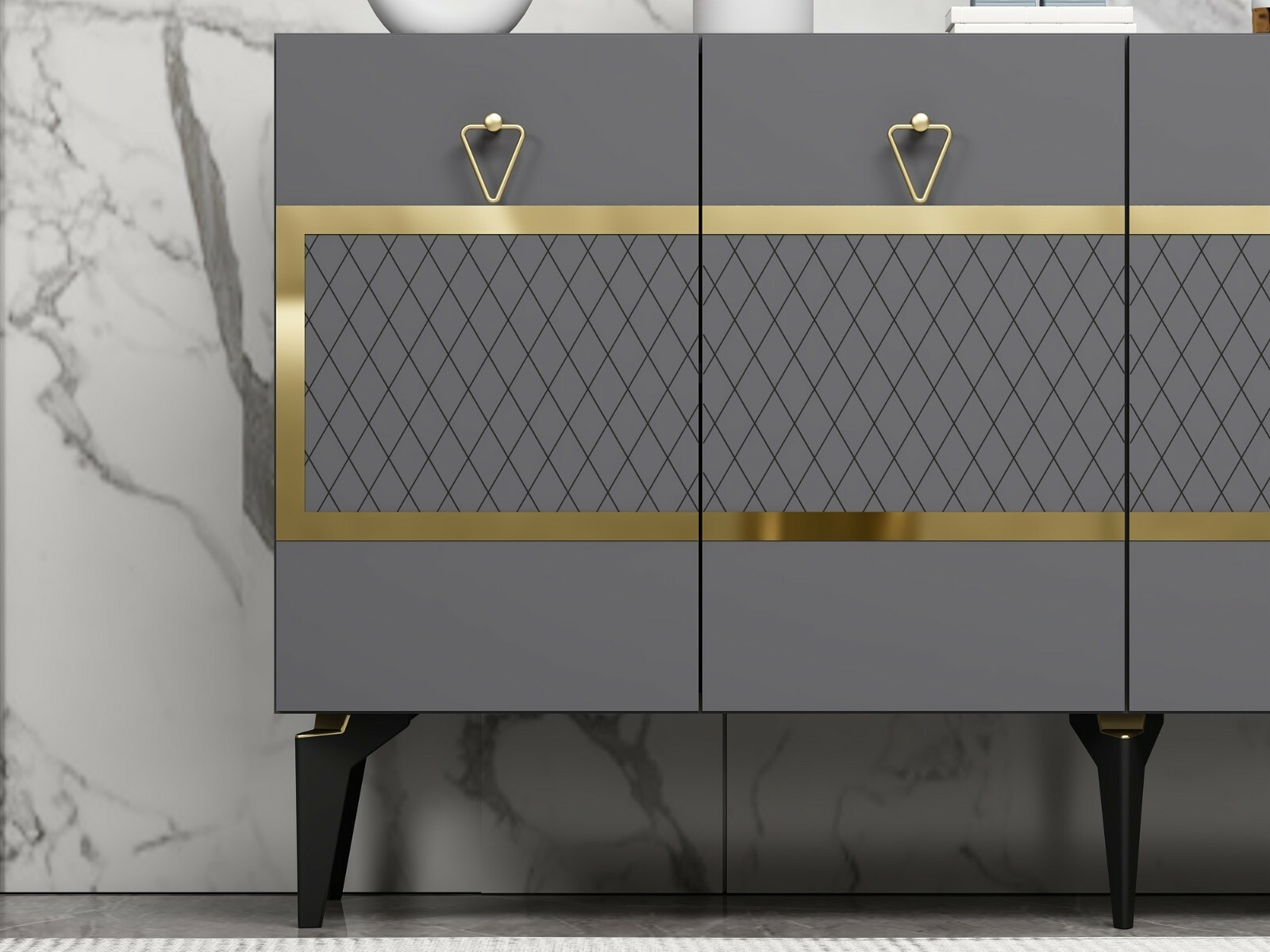 Ormarić Kailua 1972 (Antracit + Zlatna)