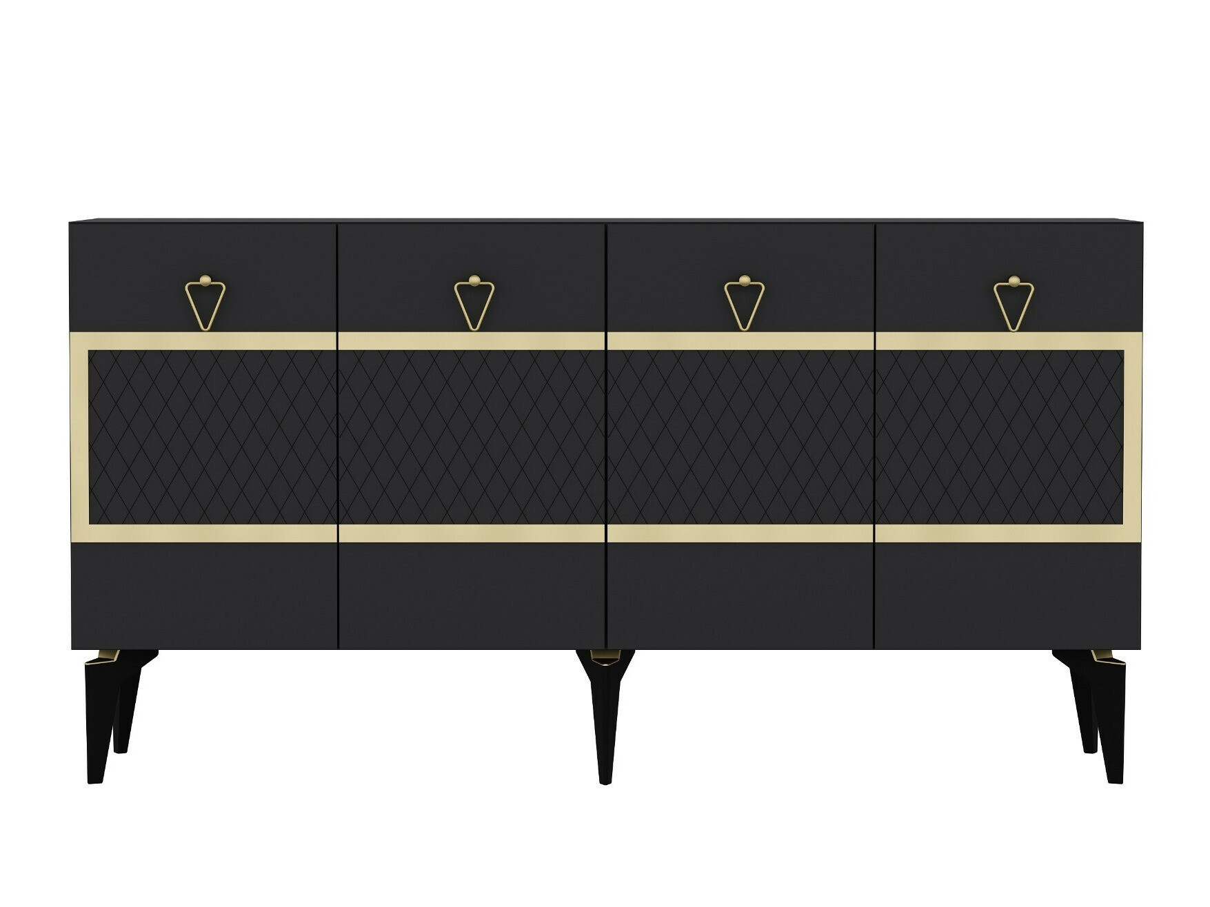 Ormarić Kailua 1972 (Antracit + Zlatna)