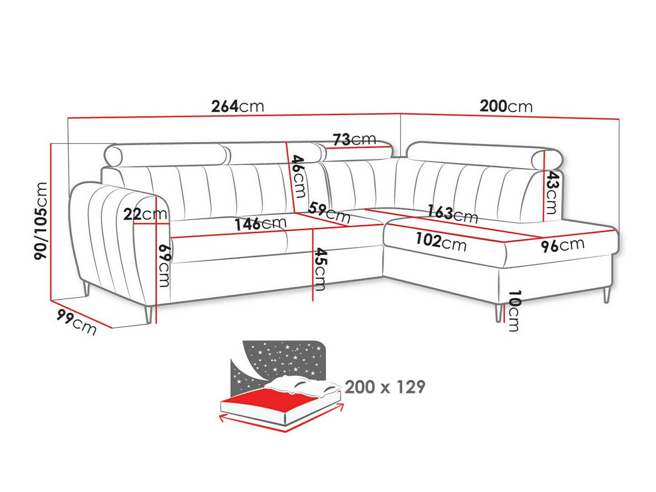 Kutna garnitura Temple 125 (Kronos 19)