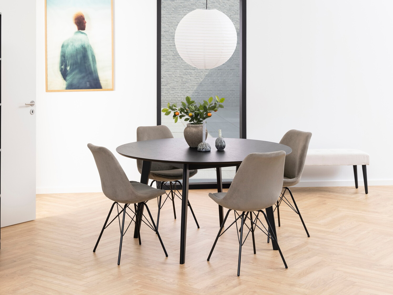 Blagovaonski set Norsica 505 (Bež + Crna)