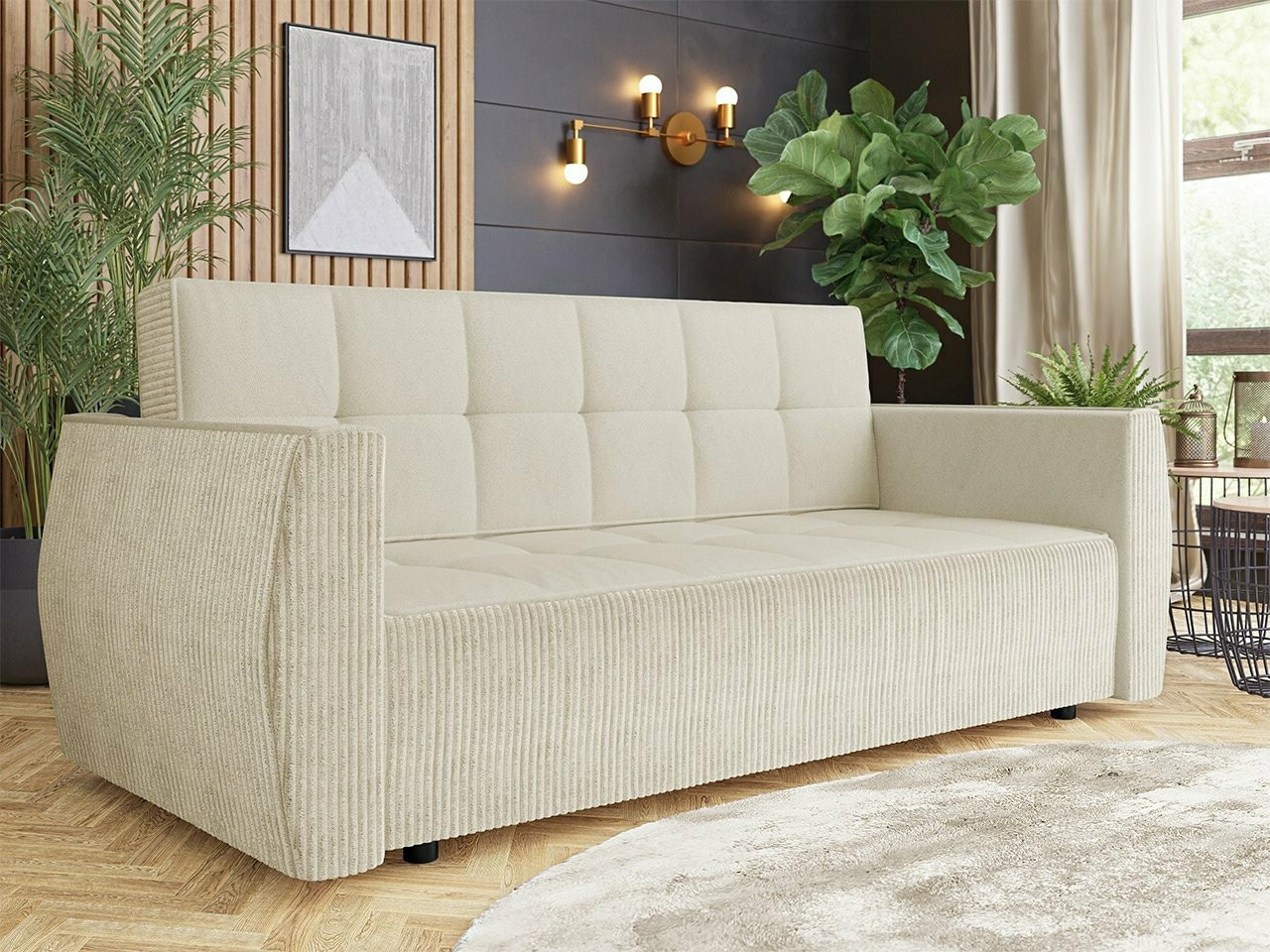 Kauč na razvlačenje Edinburg 107 (Poso 100 + Paros 01)