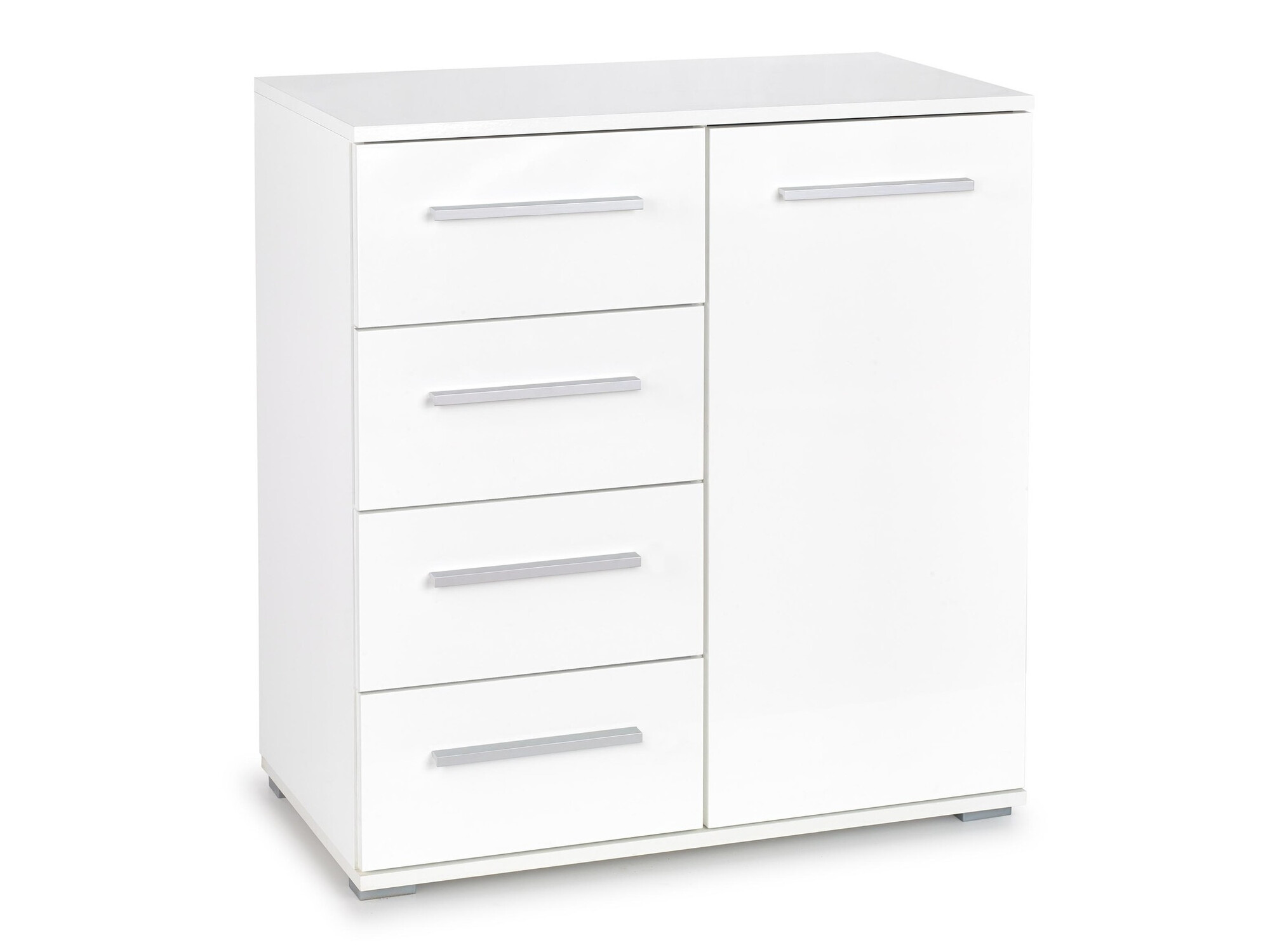 Komoda Cirveso 101 (Bijela + Sjajno bijela)