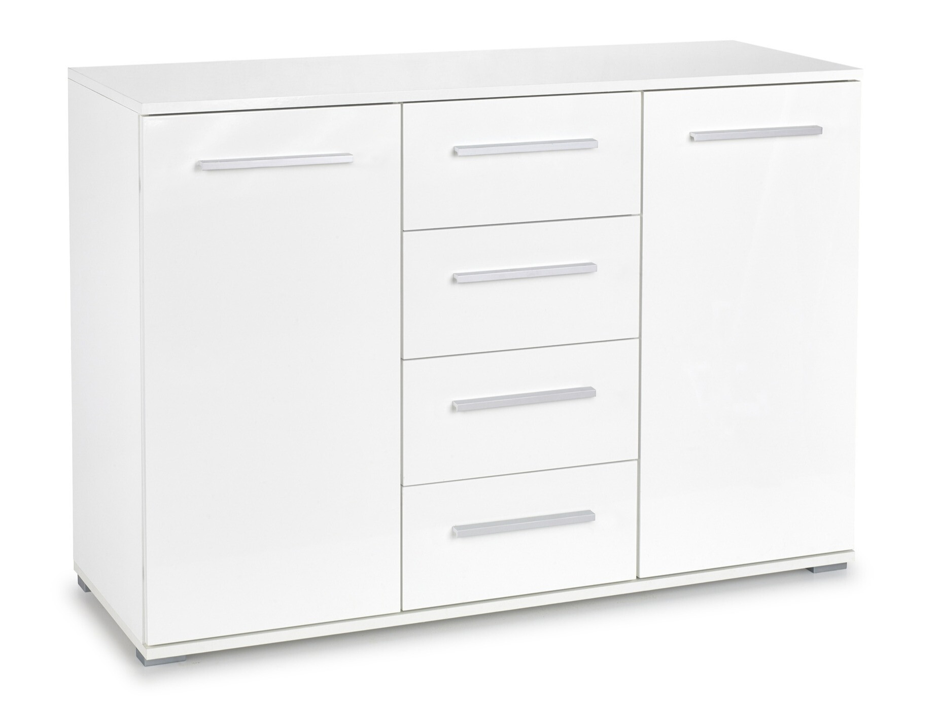 Komoda Cirveso 103 (Bijela + Sjajno bijela)