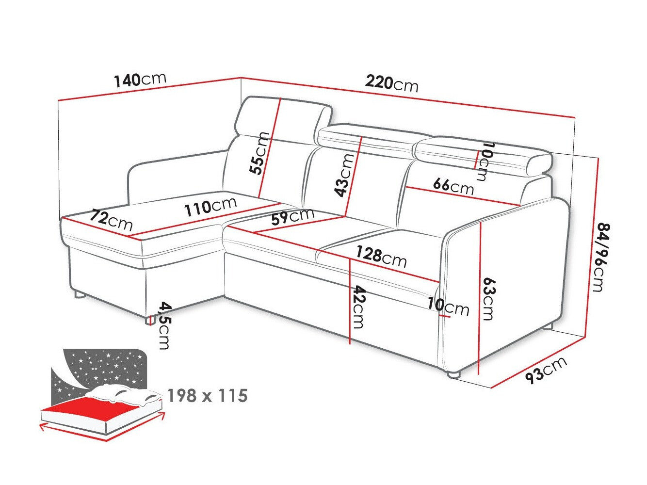 Kutna garnitura Temple 127 (Enjoy New 3)