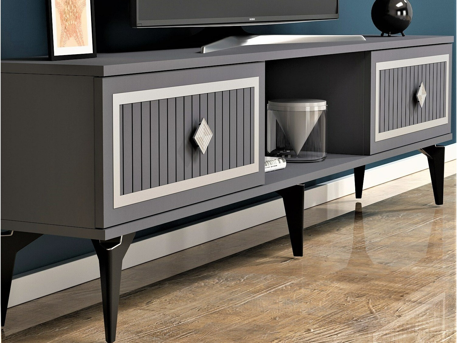 TV stol Kailua 1986 (Antracit)