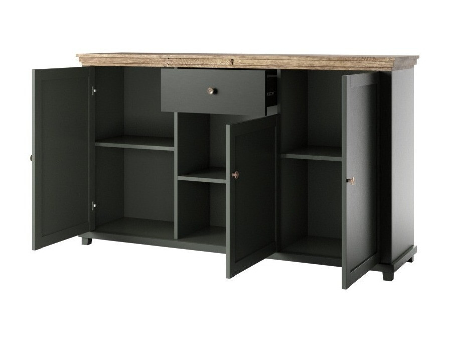 Komoda Tolnue 106 (Tamnozelena + Hrast lefkas)