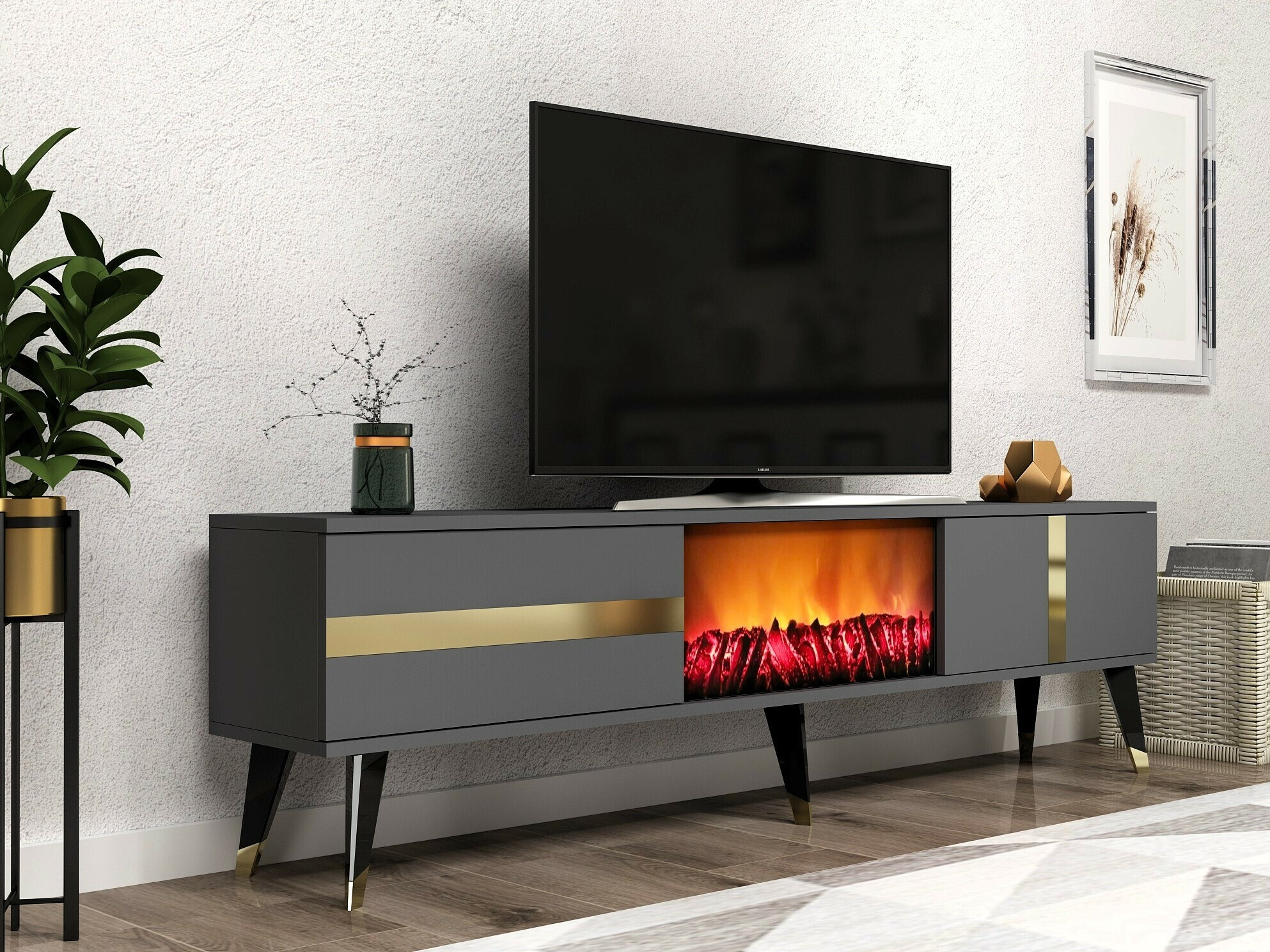 TV stol Kailua 1993 (Antracit + Zlatna)