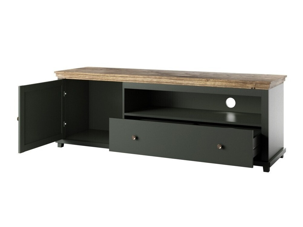 TV stol Tolnue 104 (Tamnozelena + Hrast lefkas)