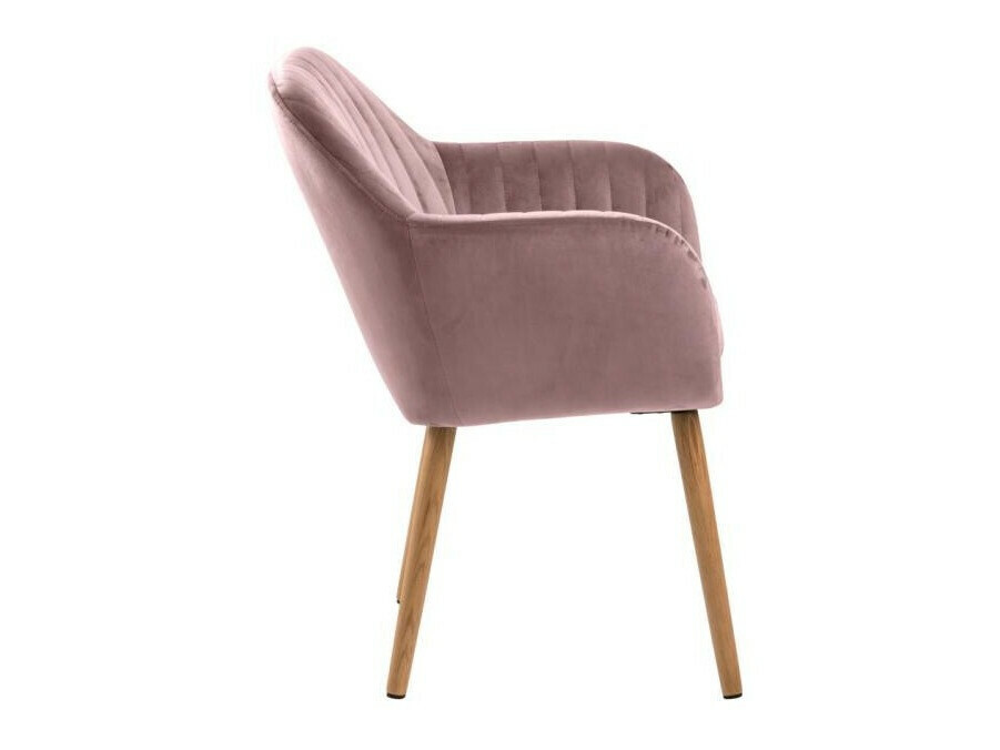 Blagovaonski set Norsica Daltea 114 (Zagasito ružičasta + Svijetlo drvo)