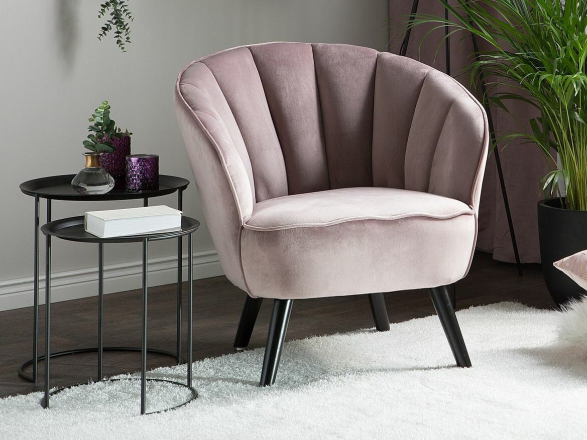 Fotelja Berwyn 1046 (Ružičasta)