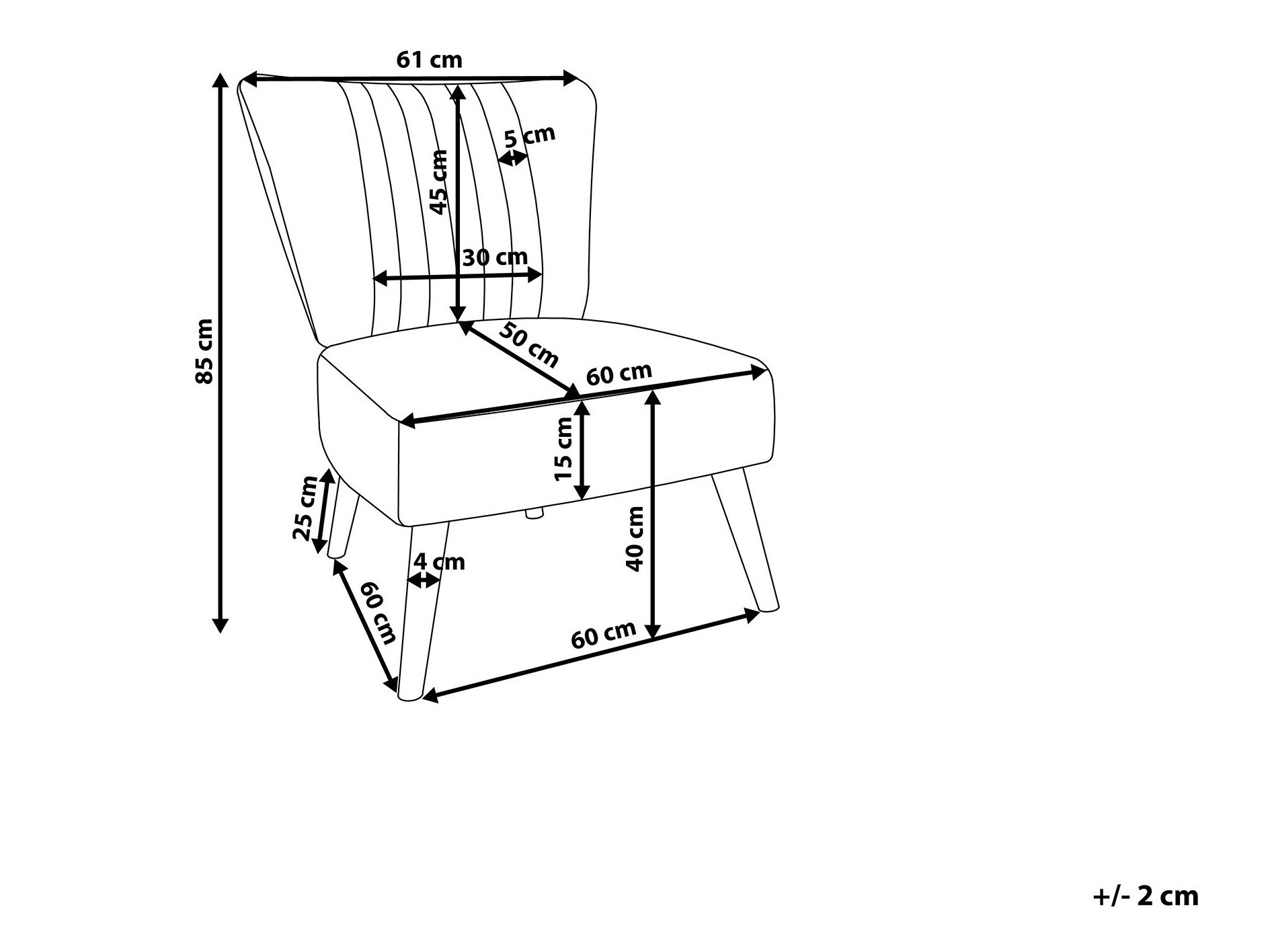 Fotelja Berwyn 1131 (Ružičasta + Svijetlo drvo)