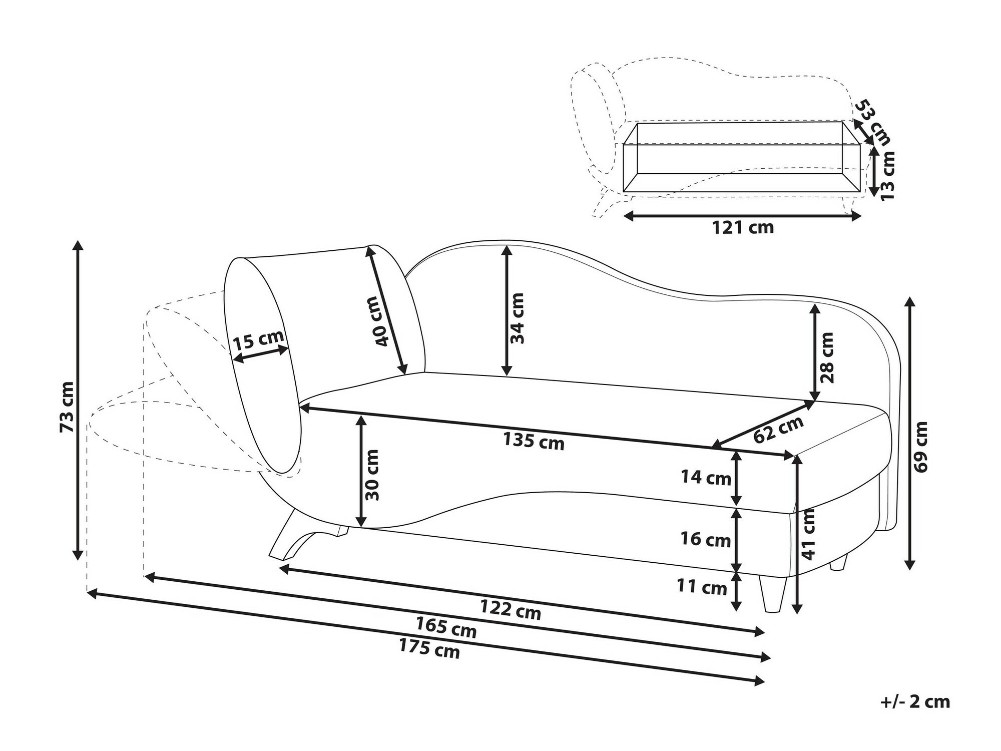 Ležaj Berwyn 1011 (Siva)