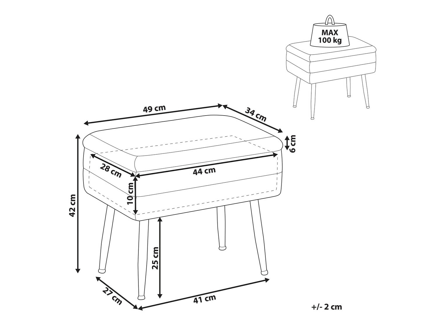Tabure Berwyn 864 (Ružičasta)